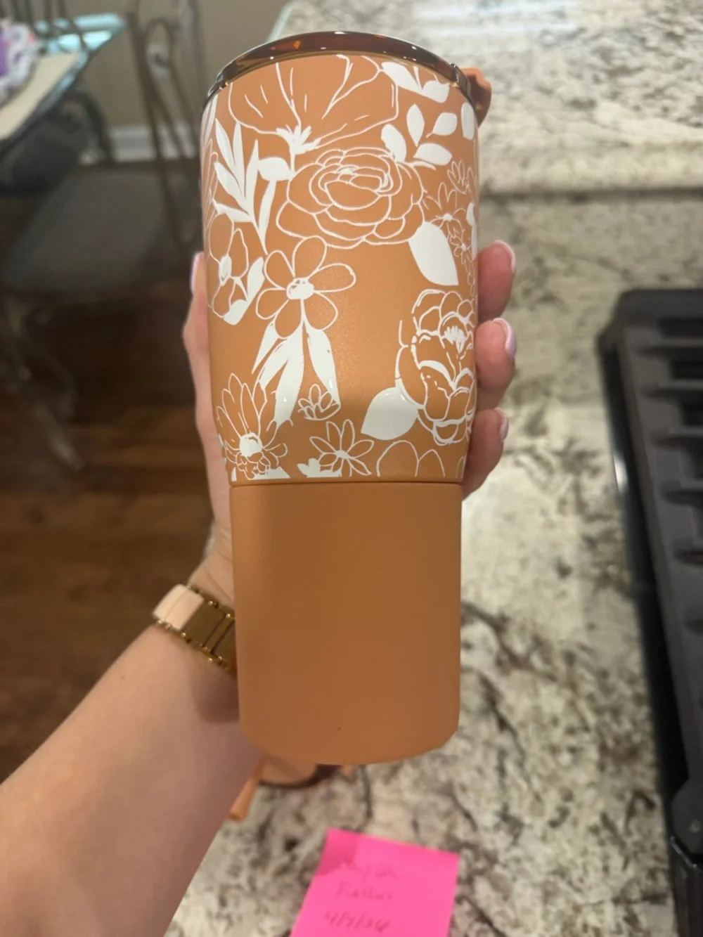 BrüMate Sandstone Bloom 25oz nav with straw top - Picture 4 of 4